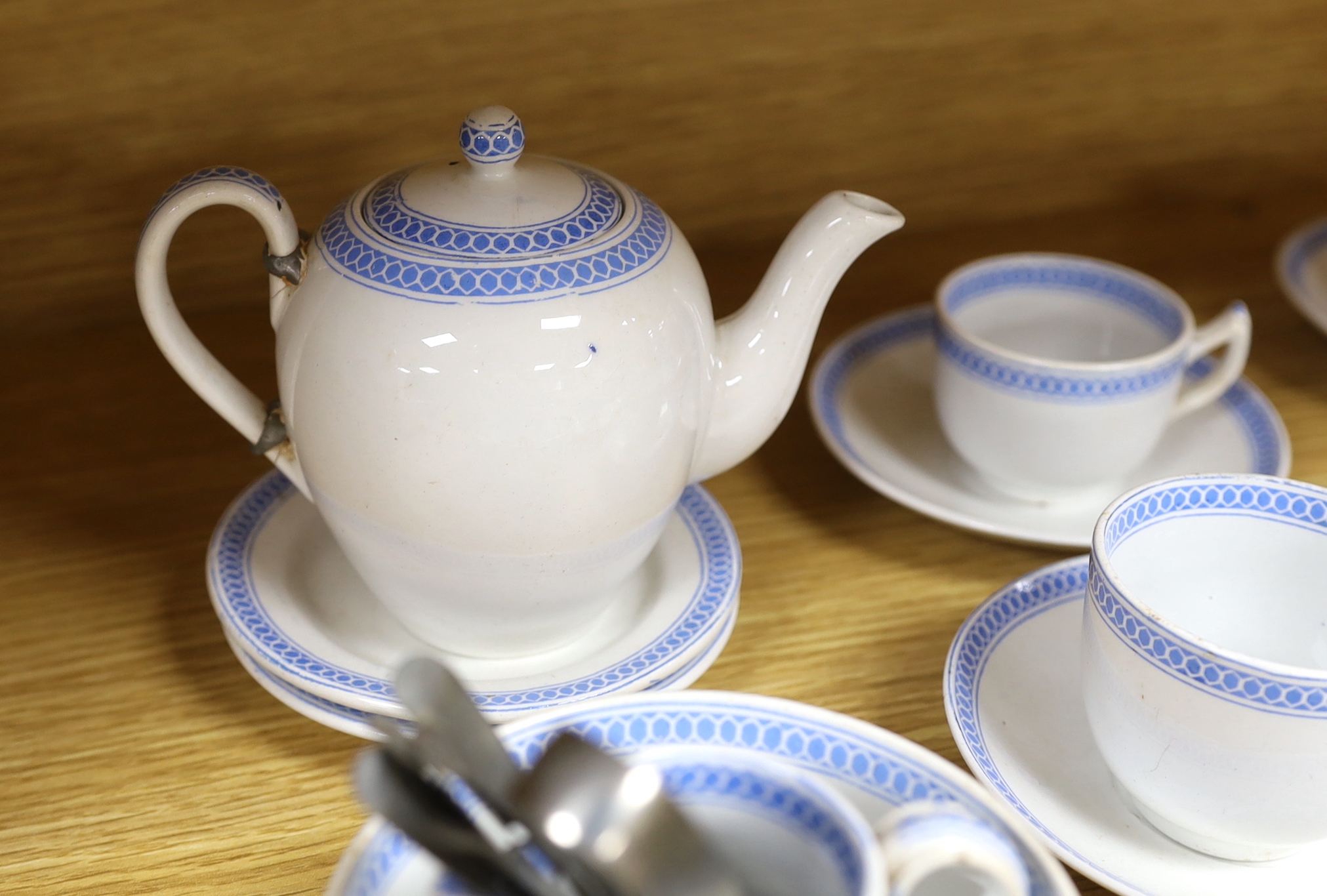 A 19th century Copeland late Spode child’s teaset